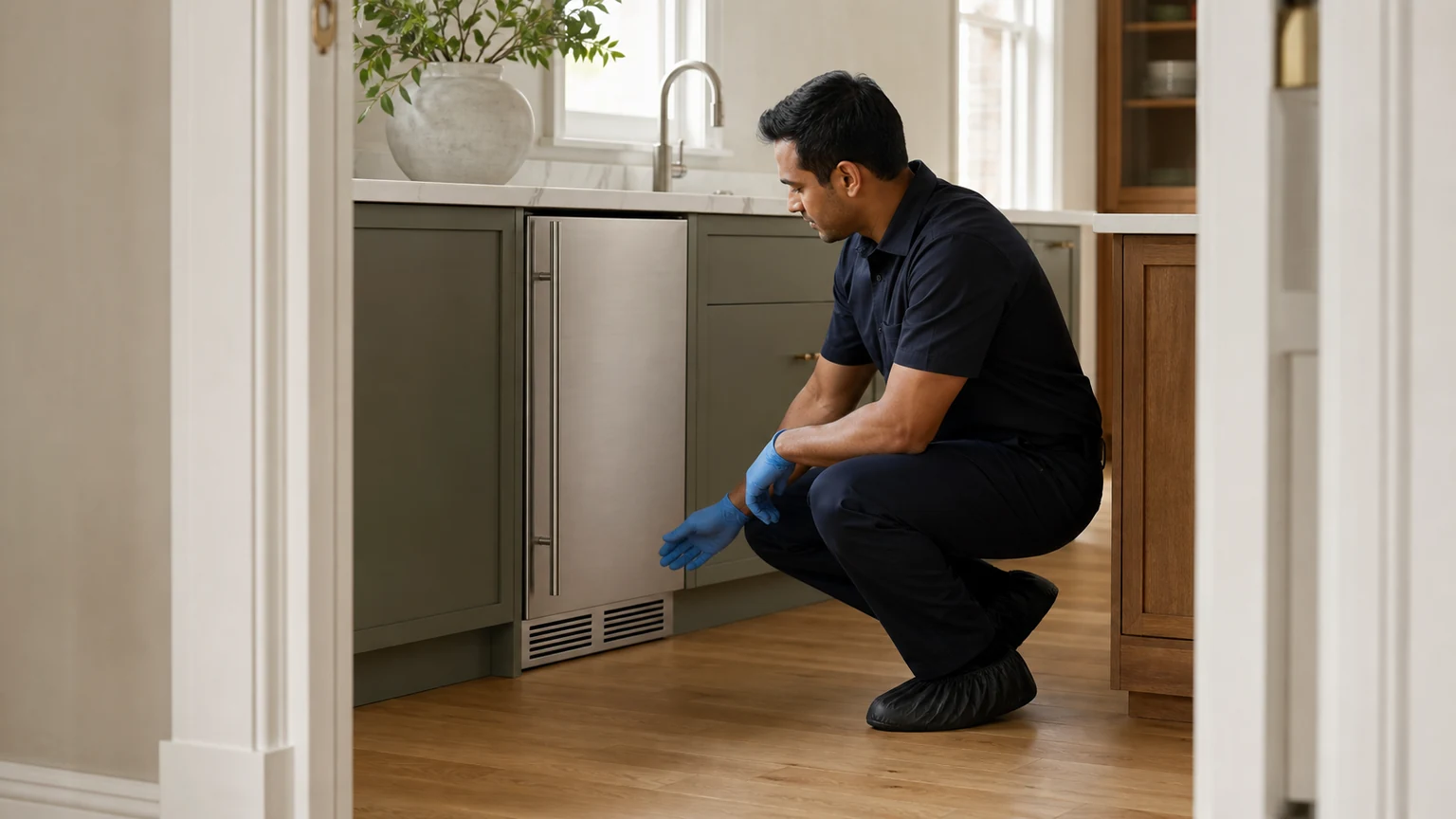 Undercounter ice maker diagnostic visit in Brooklyn Heights