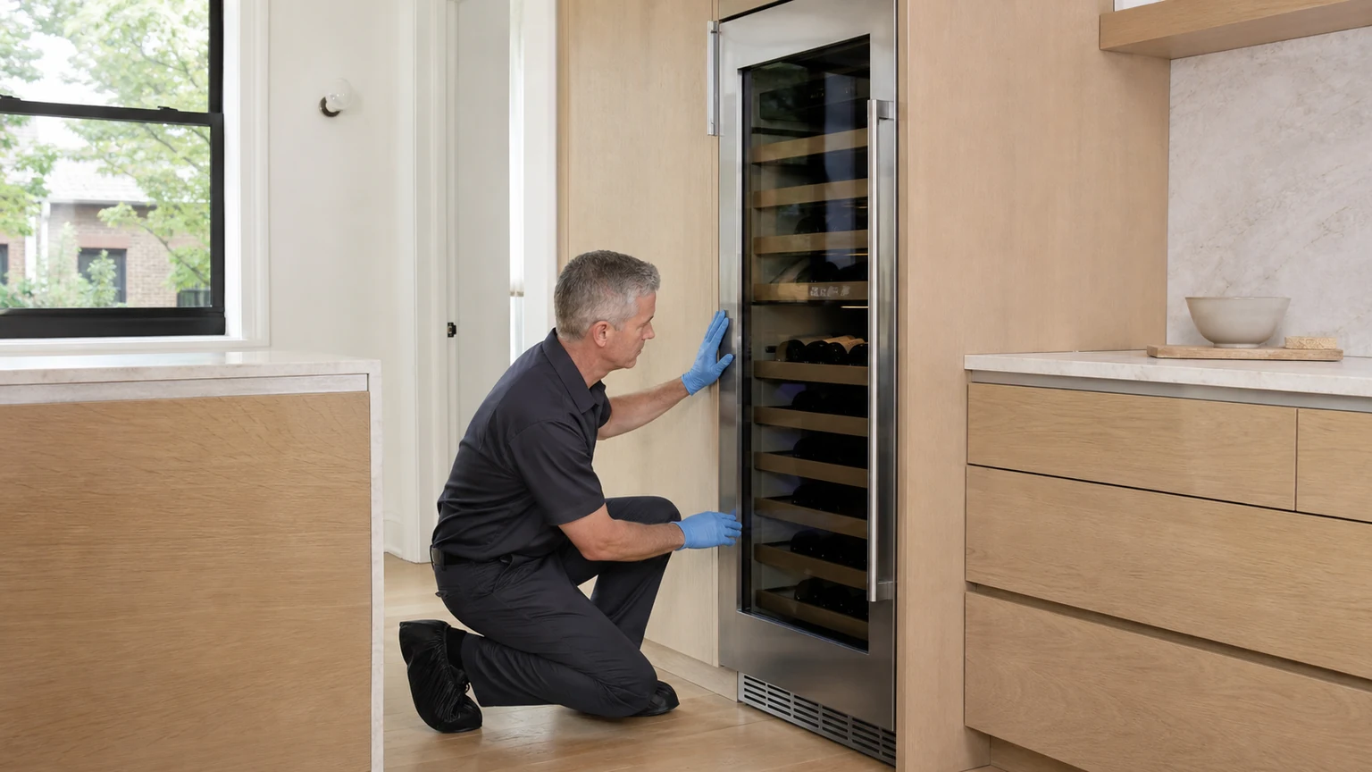 Wine cooler diagnostic visit in Brooklyn Heights